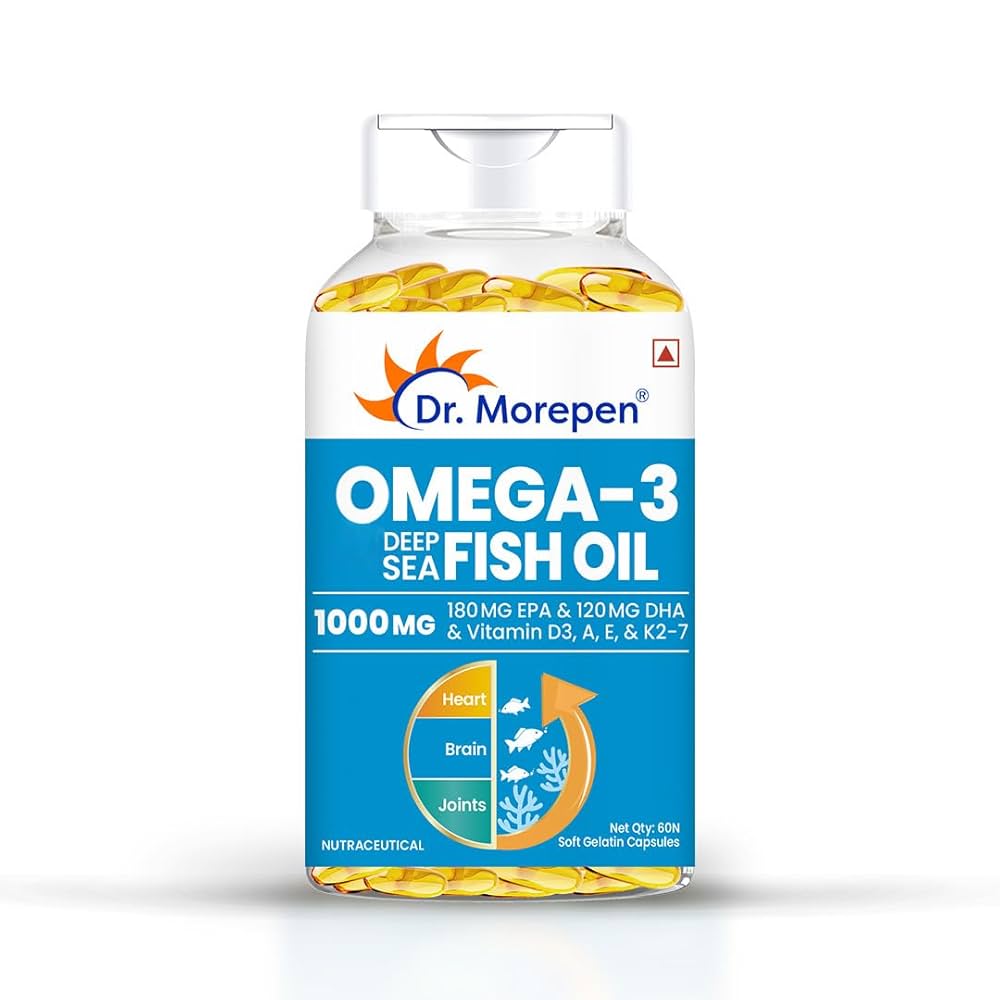 Dr Morepen - Omega-3 Deep Sea Fish Oil 1000mg