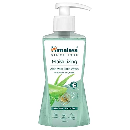 Himalaya Moisturizing Aloe Vera Face Wash, 200ml