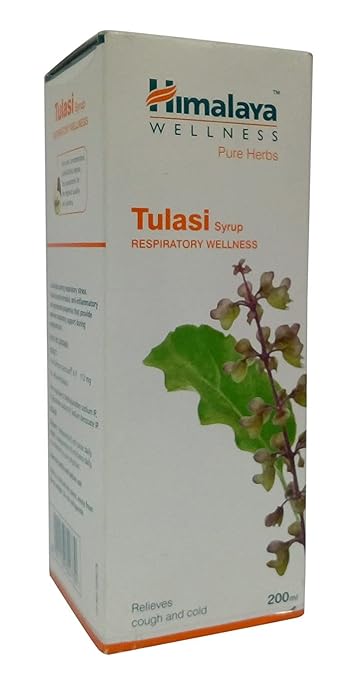 Himalaya Respiratory Wellness - Tulasi Syrup, 200ml Box