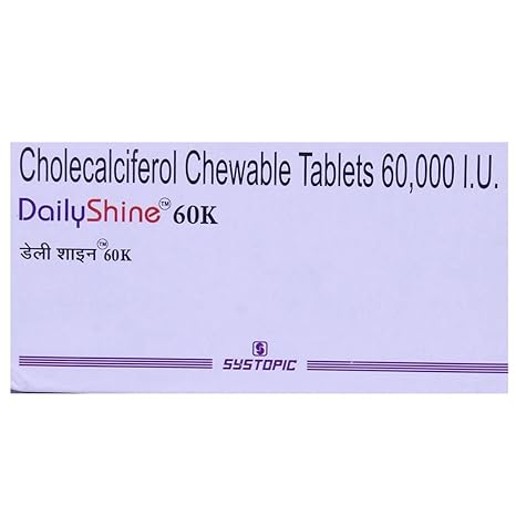 Dailyshine 60K - Strip of 8 Tablets