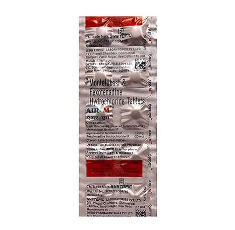 Air-M - Strip of 10 Tablets